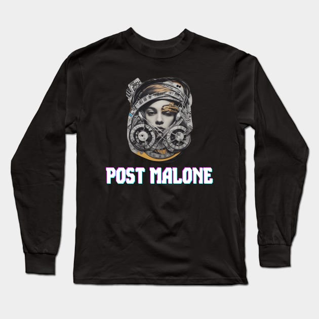 Post Malone Long Sleeve T-Shirt by Maheswara.Momocats